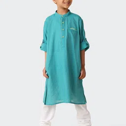 Fabindia Boys Cotton Woven Straight Kurta-picture-51