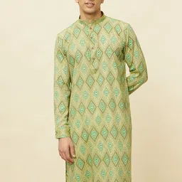 Manyavar Ethnic Motifs Printed Straight Kurta-image-83