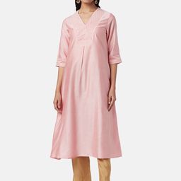 RANGMANCH BY PANTALOONS Women Embellished Yoke Design Sequined Kurta-picture-51