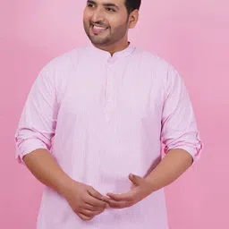LastInch Striped Cotton Short Kurta-31