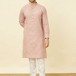Manyavar Pure Linen Straight Kurta-image-28
