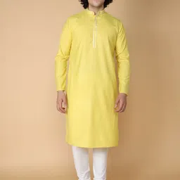 TABARD Mandarin Collar Gotta Patti Cotton Kurta-picture-27