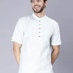 Cot'N Soft Striped Mandarin Collar Straight Kurta-image-43