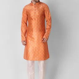 Koshin Geometric Printed Mandarin Collar Kurta-picture-23
