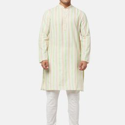 YU by Pantaloons Striped Cotton Kurta-image-96