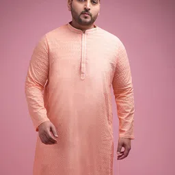 Sztori Plus Size Chikankari Embroidered Pure Cotton Straight Kurta-picture-42