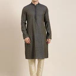 TheEthnic.Co Ethnic Motifs Embroidered Thread Work Kurta-picture-52