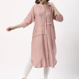 R&B Mandarin Collar Thread Work Straight Kurta-picture-44