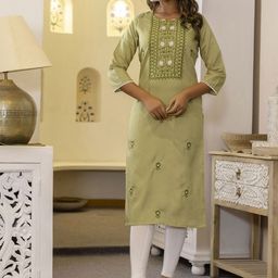 KALINI Women Ethnic Motifs Embroidered Kurta-picture-10