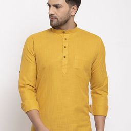 KRAFT INDIA Mandarin Collar Short Kurta-image-31