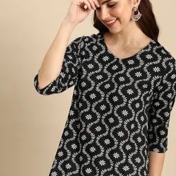 Anouk Floral Printed Regular Kurta-image-39