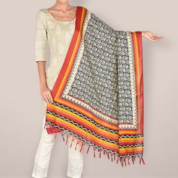 Dupatta Bazaar Printed Art Silk Dupatta-image-94