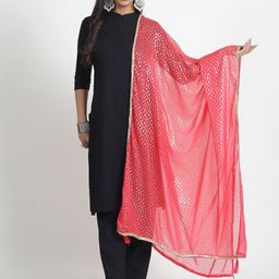 LOOM LEGACY Printed Dupatta with Zari-3