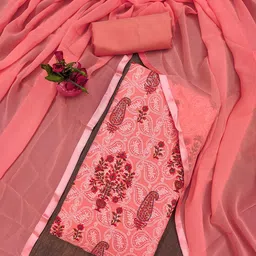 KALINI Paisley Embroidered Sequinned Unstitched Dress Material-image-72