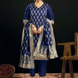 KALINI Women Regular Kurta with Trousers & With Dupatta-picture-58