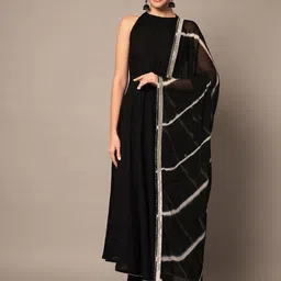 Meeranshi Women Gotta Patti Liva Kurta & Trousers With Dupatta-image-72