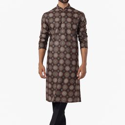 THE KURTA COMPANY Ethnic Motifs Printed Kurta-image-8