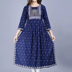 MARISY Ethnic Motifs Printed Kurta-image-83