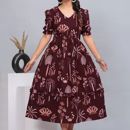 CTMTEX Women Floral Printed Gotta Patti Anarkali Kurta-image-120