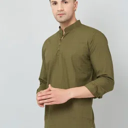 Le Mec Men Thread Work Anarkali Kurta-58