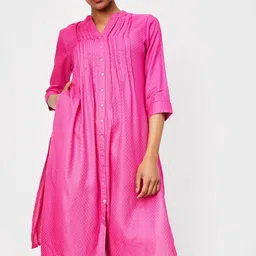 max Women Thread Work Anarkali Kurta-image-9