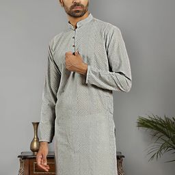Jompers Men Anarkali Kurta-18