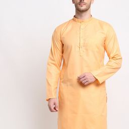 Benstoke Straight Mandarin Collar Long Kurta-picture-33