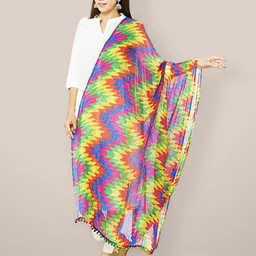 Dupatta Bazaar geometric Printed Dupatta-picture-33
