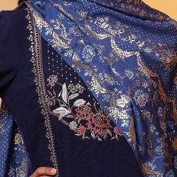 AURELIA Ethnic Motifs Printed Foil Print Dupatta image 2
