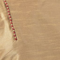 DEYANN PLUS Plus Size Men Brown Solid Dupion Silk Kurta image 2