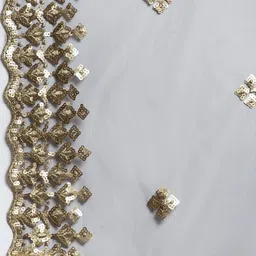 Clora Creation Ethnic Motifs Embroidered Dupatta with Sequinned image 2