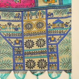 Dupatta Bazaar Ethnic Motifs Printed Tasselled Dupatta image 3