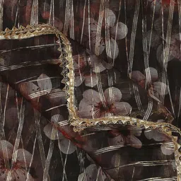 Dupatta Bazaar Printed Organza Foil Print Dupatta image 2