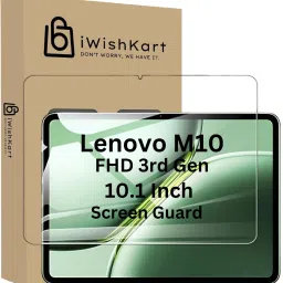 iWishKart Edge To Edge Tempered Glass for Lenovo Tab M10 10.1 Inch, Gen 3, FHD 3rd Gen, Premium Military grade Edge to Edge Premium gorilla temper / tg black glass screenguard with Self Installation Guide - Wet & Dry wipes, Dust Absorber [With Warranty] tab / tablet ka gilas cover | Premium Accessories-picture-21