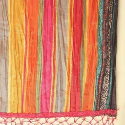 Dupatta Bazaar Yellow & Green Printed Dupatta image 2