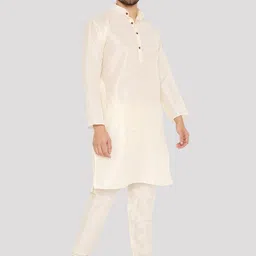 Maharaja Band Collar Straight Kurta image 5