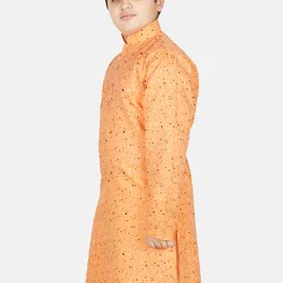 SG YUVRAJ Boys Polka Dots Printed Regular Cotton Kurta image 5