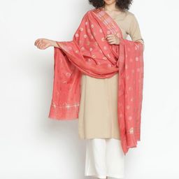 SHINGORA Woven Design Dupatta with Zari image 2