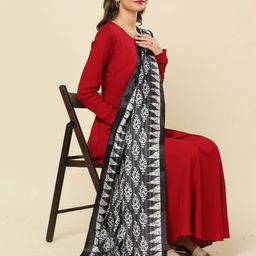 Dupatta Bazaar Ethnic Motifs Printed Tasselled Dupatta image 3