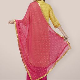 Dupatta Bazaar Embroidered Foil Print Dupatta image 2