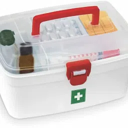 0 Double Layers Medicine Cabinet First Aid Kit Medical Box Pill Box Pill Box Pill Box-image-17