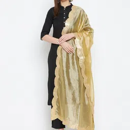 Clora Creation Dupatta with Beads and Stones image 2