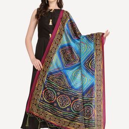 Kaizen TEXO FAB Printed Bandhani Dupatta image 5