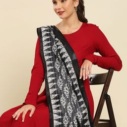 Dupatta Bazaar Ethnic Motifs Printed Tasselled Dupatta image 4