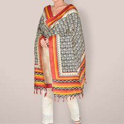Dupatta Bazaar Printed Art Silk Dupatta image 3