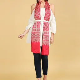 Dupatta Bazaar Floral Block Print Dupatta image 3