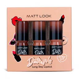 MATTLOOK Set of 3 Date Me Long Stay Matte Finish Lipstick - Pinks & Magentas LS-35-03 image 5
