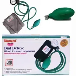 DIAMOND Dial Deluxe With Extra Bulb Blood Pressure Apparatus Bp Monitor Cuff-image-59