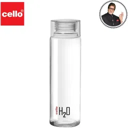 h2o glass fridge bottle 1000ml clear 920 ml Bottle-image-83