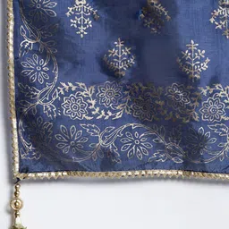 Clora Creation Ethnic Motifs Printed Foil Print Dupatta image 4
